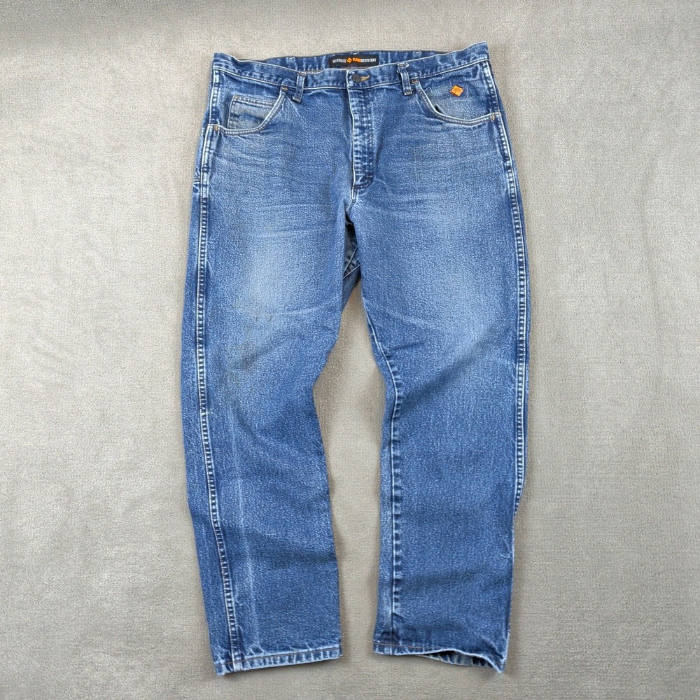 Wrangler FR Straigt Leg Jeans Mens 40x32 Flame Resistant ARC 24 ATPV Workwear
